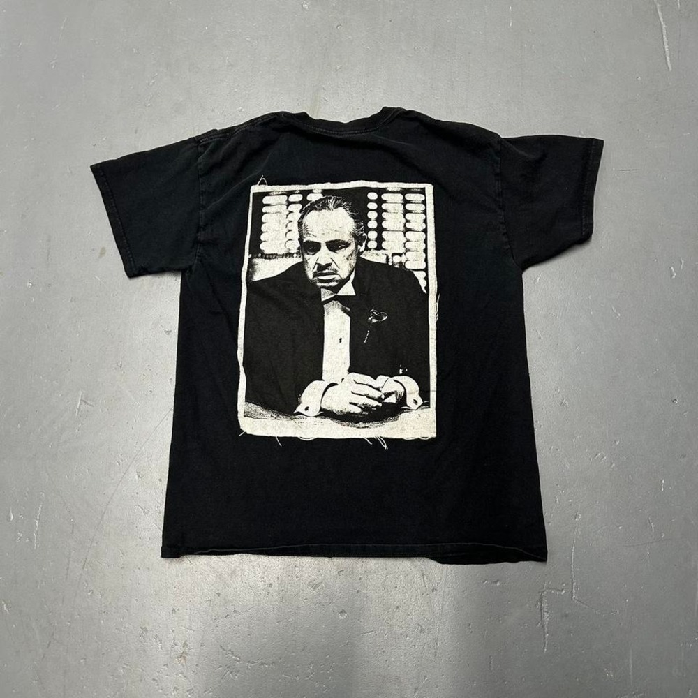 Men's streetwear The godfather double sided graphic movie tee shirt tshirt